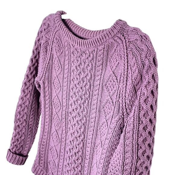 L.L. Bean Sweaters - Women's L.L. Bean Signature Cotton Fisherman Knit Crewneck Sweater XXS #AK